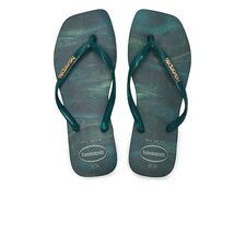Havaianas Slim Square Sandal in Green | REVOLVE