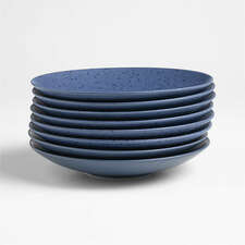 View Craft Indigo Stoneware Coupe Salad Plates, Set of 8 - image 1 of 9
