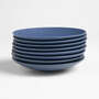 View Craft Indigo Stoneware Coupe Salad Plates, Set of 8 - image 1 of 9