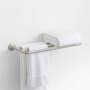 View Classic Round Brushed Nickel Wall-Mounted Bathroom Towel Rack - image 1 of 3