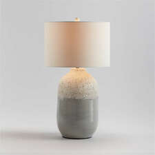 View Quinn Large White Ceramic Table Lamp 25.75" - image 1 of 8