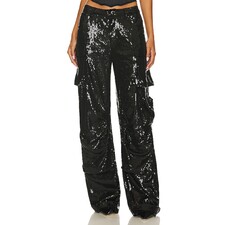 Steve Madden Duo Sequin Pant in Black | REVOLVE