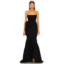 Michael Costello x REVOLVE Anyssa Gown in Black | REVOLVE