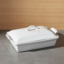 View Le Creuset ® Heritage Rectangular White Ceramic Baking Dish with Lid - image 1 of 6