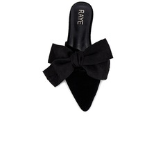 RAYE Magnolia Slide in Black Velvet | REVOLVE