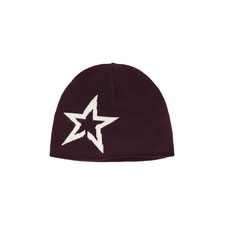Perfect Moment Merino Star Beanie in Burgundy | REVOLVE
