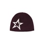 Perfect Moment Merino Star Beanie in Burgundy | REVOLVE