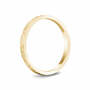 2mm 18K Gold High Polished Hammered Wedding Band
