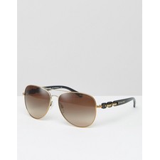  Michael Kors Aviators with Chain Link Detail
