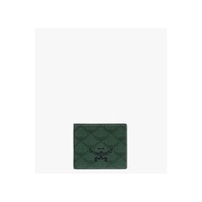 MCM Himmel Bifold Wallet with Coin Pocket in Lauretos, Main, color, Forest Green