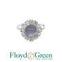 Star Sapphire with Diamond ...