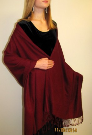 3 Ply Warm Cashmere Shawl W...