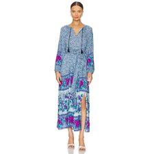 SPELL Love Jetty Gown in Blue Nirvana | REVOLVE