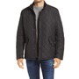 Barbour Powell Diamond Quilted Jacket, Main, color, Black
