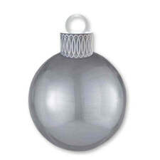 Anagram - 20" Christmas Silver Ball Ornament Orbz Balloon