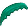 36" Green Palm Frond Mylar Balloon - SS33