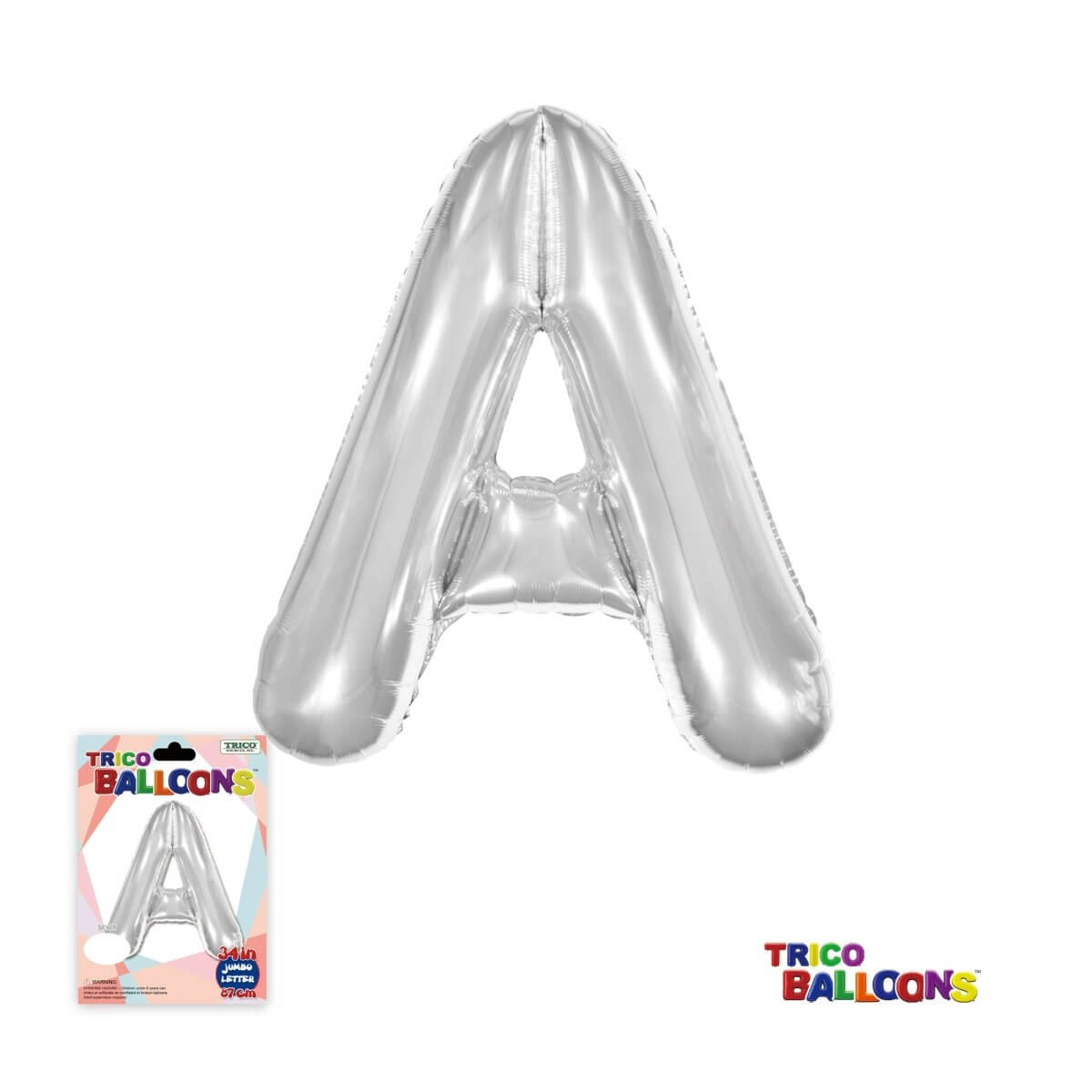 Super Shape Letter A Silver...