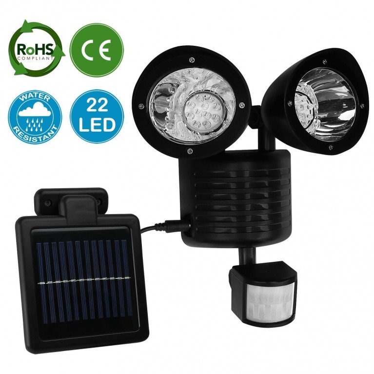22 LED Solar Light (Black) ...