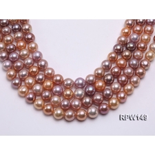 11.5-13mm Natural Round Edison Pearl loose String - YIDE Jewelry