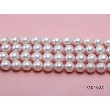11.5-13mm White Edison Pearl String - YIDE Jewelry
