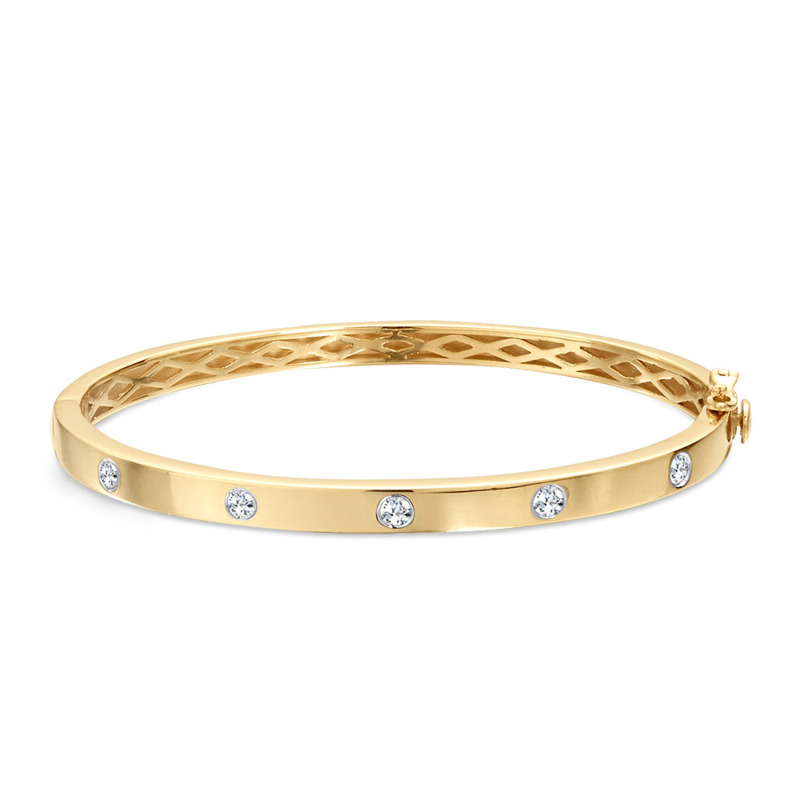 Diamond Bangle Bracelet