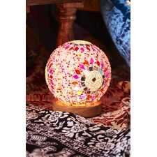 LED Pink Mosaic Light in room on blanket