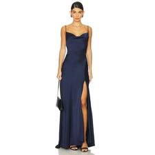 SIMKHAI Finley Gown in Midnight | REVOLVE
