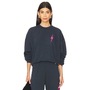 Aviator Nation Bolt 2 Relaxed Crewneck Sweatshirt in Charcoal &amp; Neon Pink | REVOLVE