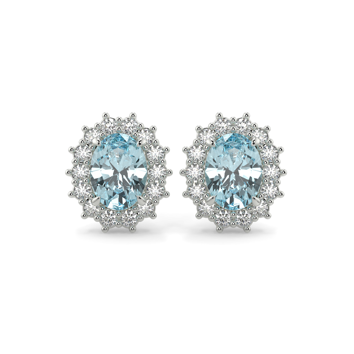 Aquamarine and Diamond Lady...