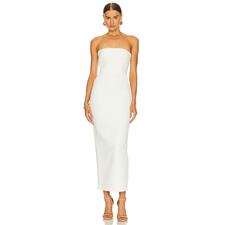The New Arrivals by Ilkyaz Ozel Rhea Midi Dress in Temple White | REVOLVE