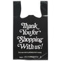 Black Thank You Bags