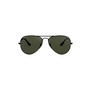58mm Aviator Sunglasses, Main, color, Black