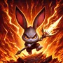 Angry knight rabbit — Grump...