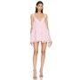 MORE TO COME Arabela Ruffle Mini Dress in Baby Pink | REVOLVE