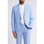 Nordstrom Patch Pocket Linen Sport Coat, Main, color, Blue Hydrangea
