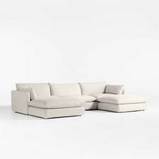 View Unwind 5-Piece Slipcovered Sectional Sofa - image 1 of 8