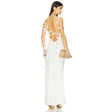 Cult Gaia Nymeria Gown in Off White | REVOLVE