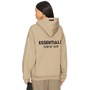 Fear of God ESSENTIALS Fleece Hoodie in Desert Sand | REVOLVE