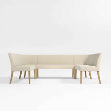 View Lowe Ivory U-Shaped Dining Banquette - image 1 of 8