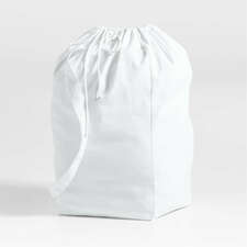 View White Canvas Laundry Bag - image 1 of 4