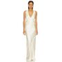 Shona Joy La Lune Lace Cross Back Maxi Dress in Cream | REVOLVE