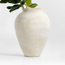 View Ophelia Matte Natural Large Vase 17" - image 1 of 20