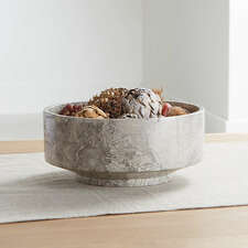 View Flint Grey Marble Bowl - image 1 of 13