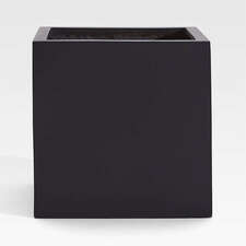 View Walker  15.75" x 15.75" Square Black Planter - image 1 of 6