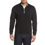 johnnie-O Sully Quarter Zip Pullover, Main, color, Black
