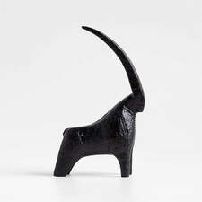 View Black Metal Decorative Gazelle - image 1 of 4