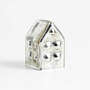 View Small Mercury Glass Holiday House - image 1 of 7