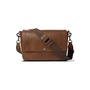 Shinola Canfield Relaxed Leather Messenger Bag, Main, color, Medium Brown