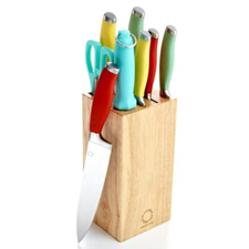 Martha Stewart Collection Cutlery, 9 Piece Colored Set