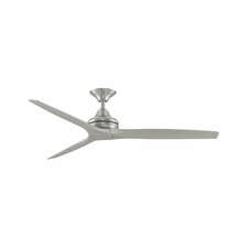 View Fanimation Spitfire 60" Brushed Nickel Indoor/Outdoor Ceiling Fan - image 1 of 1